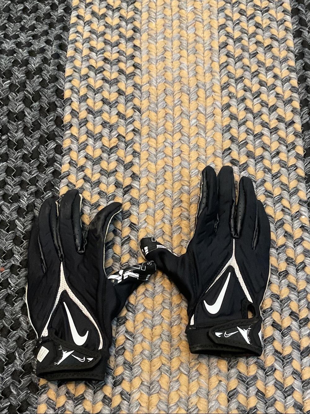 Nike Black and White Football Training Gloves